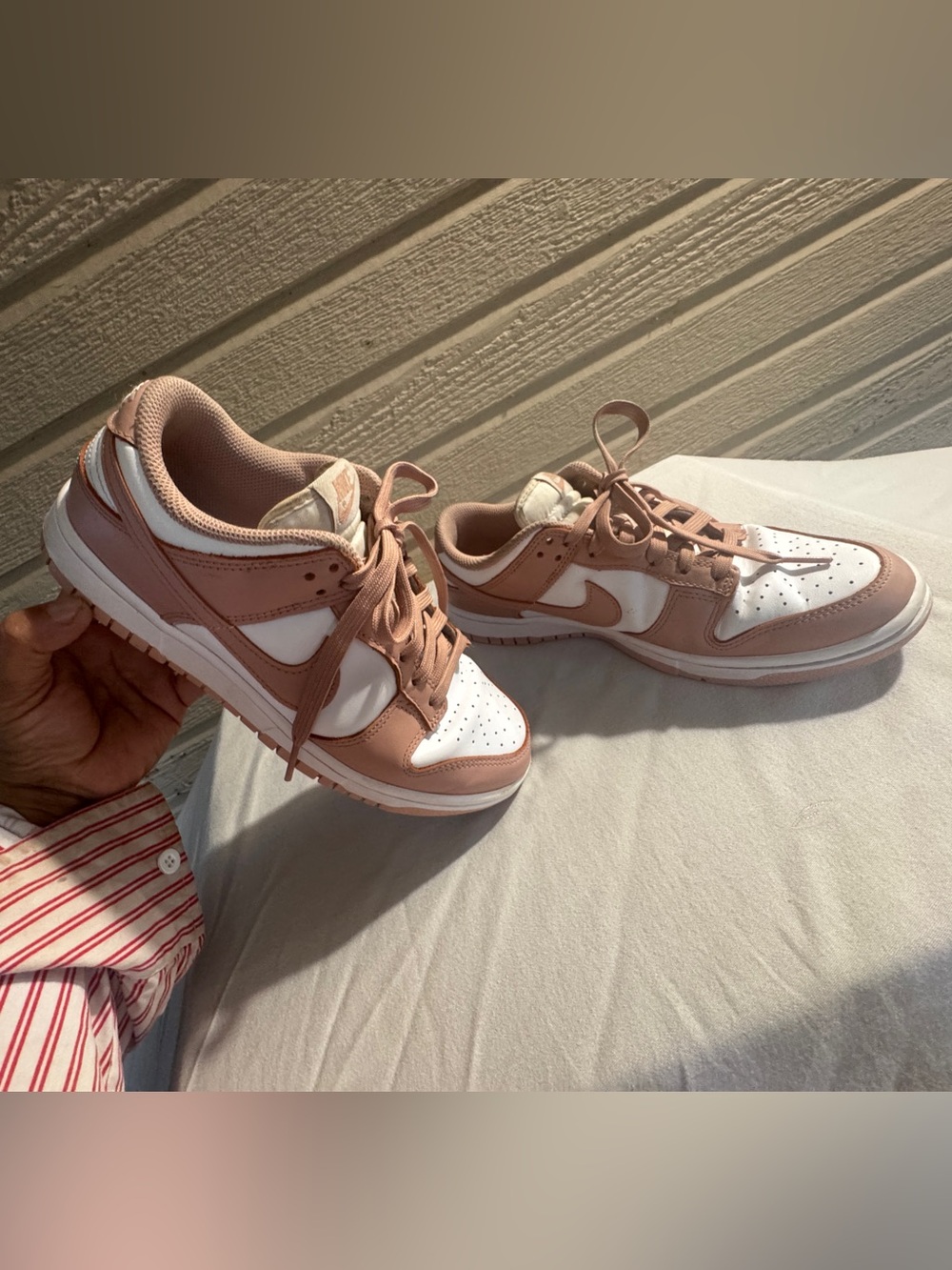 Nike Dunk low Rose whisper size 8 W